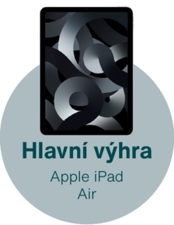 Hlavní výhra iPad Air Soutěž Navrhuješ-vyhráváš - hlavní cena