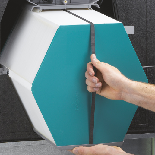 Zehnder_CSY_Ventilation_Unit_ComfoAir_350_enthalpy_exchanger_people Focus Zehnder ComfoAir 350 Comfortable indoor ventilation Front view