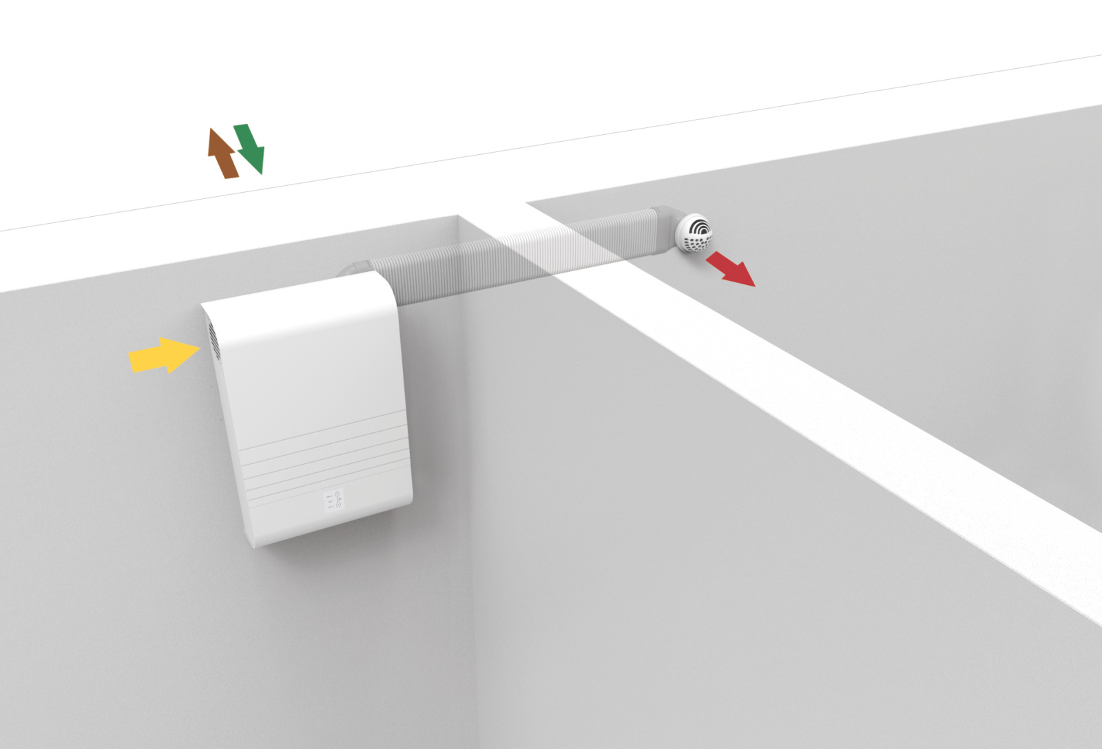 Zehnder ComfoAir 70 - flexibilní větrání dvou místností Flexibilní větrání dvou místností větrací jednotkou Zehnder ComfoAir 70