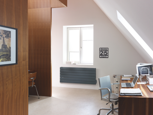 Zehnder Roda Rendering Zehnder Roda Decorative radiator Front view