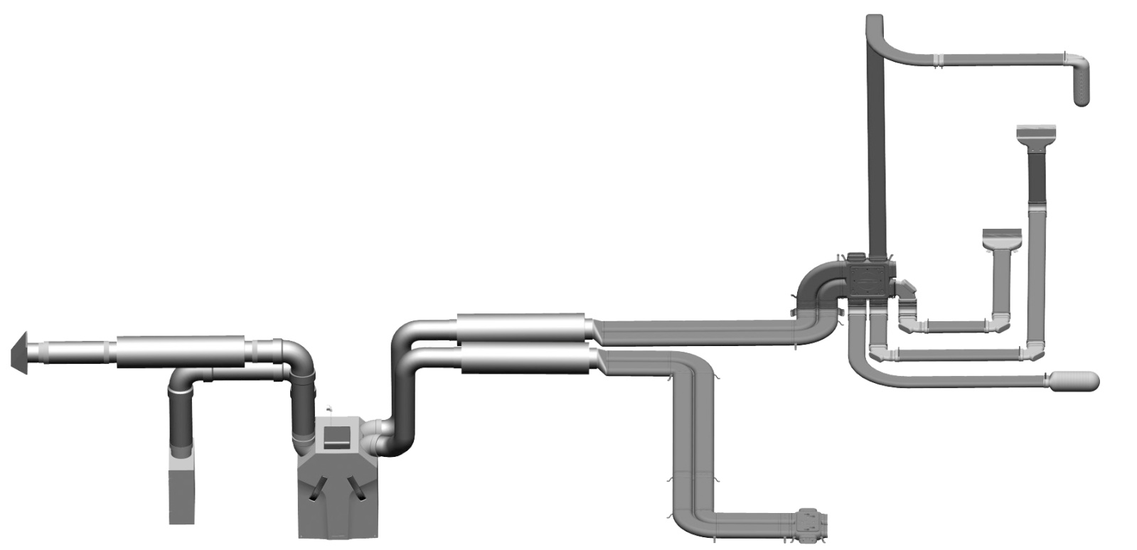 Systém rozvodů vzduchu Zehnder Systém rozvodů vzduchu Zehnder