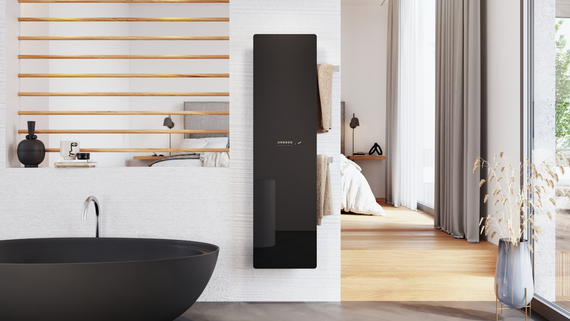 Zehnder Deseo Verso Rendering Deseo Verso Decorative radiator Front view