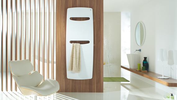 Zehnder Vitalo Spa Rendering Zehnder Vitalo Spa Decorative radiator Front view